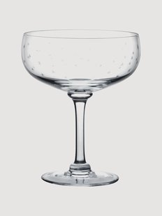 Mondgeblazen kristallen cocktailglazen Stars, 4-delig