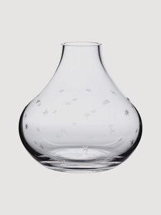 Mondgeblazen kristallen vaas Stars, H 11 cm