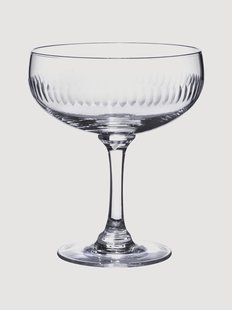 Mondgeblazen kristallen cocktailglazen Spears, 4-delig