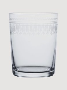 Mondgeblazen kristallen tumblers Ovals, 4-delig