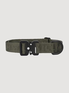 Verstelbare jacquard hondenhalsband Forest