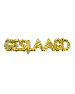 HEMA Folieballon 110cm geslaagd (goud)