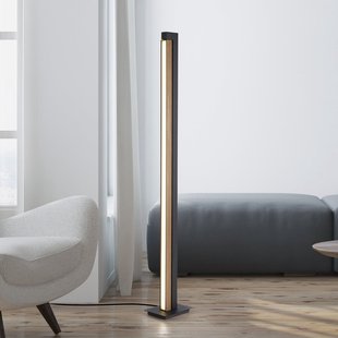 Lines LED vloerlamp, eiken/grafiet, CCT, 140 cm - PURE PURE Lines Floor - Woonkamer - Hout