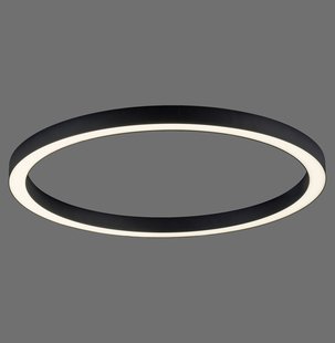 Lines Round LED plafondlamp, Ø 70 cm, grafiet, CCT PURE Lines Round - Woonkamer - Modern - Metaal - Rond