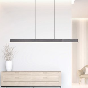 Moto-Rise LED hanglamp, platina, aluminium, CCT - PURE PURE Moto-Rise - Woonkamer - Modern - Metaal - Meerdere lampen