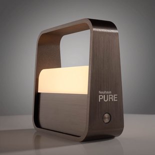 Go LED tafellamp, donker metaalbruin, aluminium - PURE PURE Go - Woonkamer - Modern - Hoekig