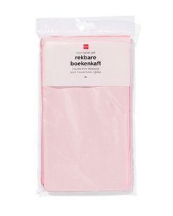HEMA Rekbare boekenkaft roze - 3 stuks (roze)