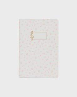 HEMA Muziekschrift A5 bloemen (multicolor)