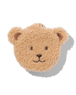 HEMA Zakspiegel haarborstel 10.6x8.5x2.5cm beer (beige)