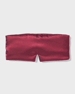 HEMA Slaapmasker satijn bordeaurood (bordeauxrood)