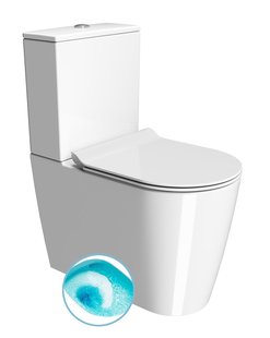 BWS Kube X Duoblok Rimless Glans Wit SwirlFlush Spoeling