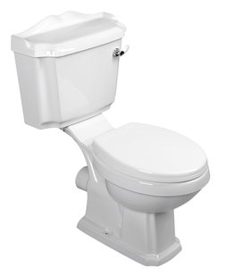 BWS Antik Aqualine Staand Toilet Glans Wit PK