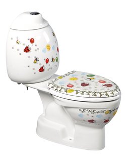 BWS Kid Staand Toilet Glans Wit SK