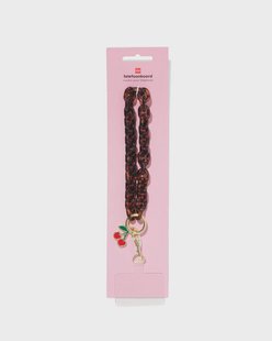 HEMA Telefoonkoord 25cm armband schakels (bruin)
