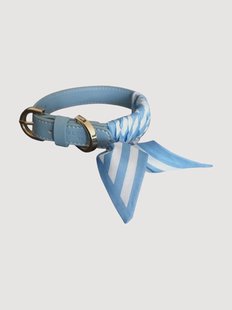 Handgemaakte hondenhalsband Twilly Stripes
