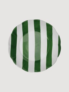 Handbeschilderd dinerbord Stripe