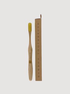 Bamboe tandenborstel Yellow
