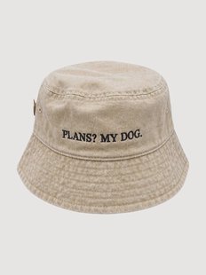 Unisex katoenen bucket hat Plans? My Dog.