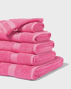 HEMA Handdoeken - zware kwaliteit fuchsia (fuchsia)