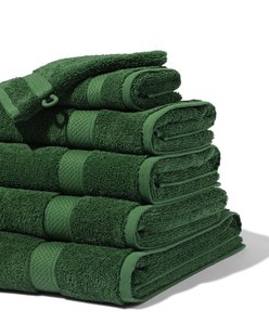 HEMA Handdoeken - zware kwaliteit bosgroen (bosgroen)