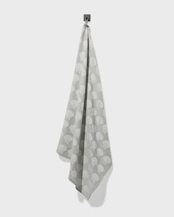 HEMA Theedoek 65x65cm katoen schelpen (groen)