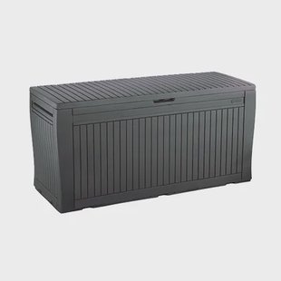 Keter Kussenbox Comfy - Kunststof - Antraciet - 270l - 116,7x44,7x57cm