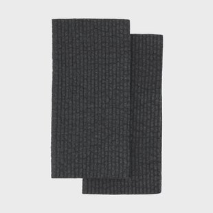 Scandi Essentials Rinse vaatdoekje zwart, 2-pack