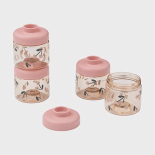 Liewood Dominique babyvoedingspotjes 100 ml 4-pack Kersenhart-roze