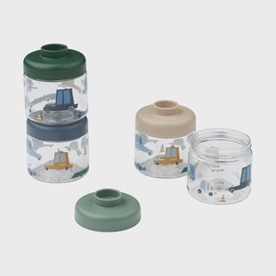 Liewood Dominique babyvoedingspotjes 100 ml 4-pack Auto’s-zand