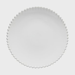 Costa Nova Pearl dinerbord wit, Ø28 cm