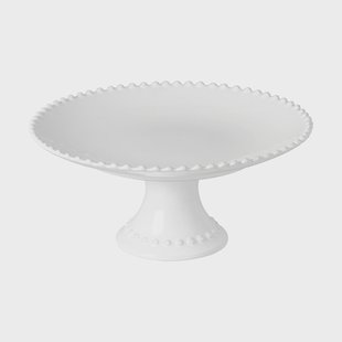 Costa Nova Pearl taartplateau wit, Ø28,4 cm