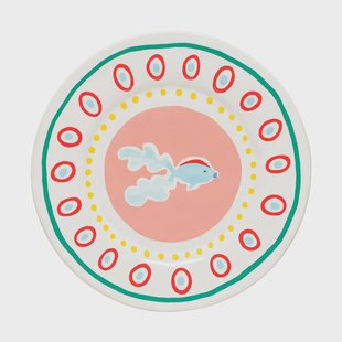 Costa Nova Summer Bliss ontbijtbord Guppy, Ø22 cm