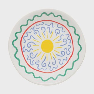 Costa Nova Summer Bliss bord Sun, Ø16,3 cm