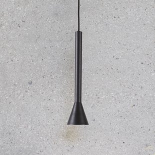 IDEAL LUX LED hanglamp Diesis, zwart, Ø 6 cm, metaal