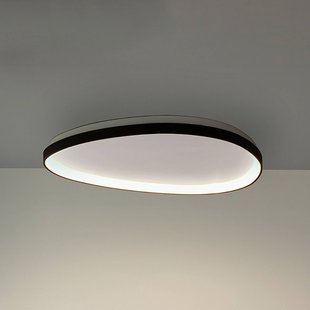 IDEAL LUX LED plafondlamp Gemini zwart 61 cm 2700 K aan/uit