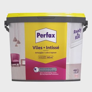 Perfax Ready & Roll Behanglijm Vlies - Transparant - 9kg