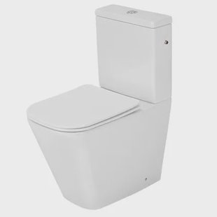Aquavive Duoblok Toilet Tirso Met Randloze Toiletpot - Wit