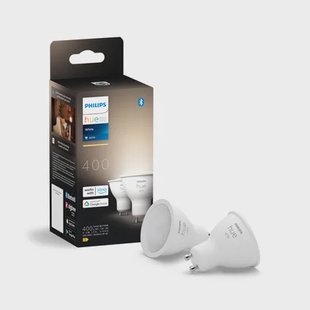 Philips Hue Smart Ledspot White - 400lm - Gu10 - 4.2w - 2 Stuks