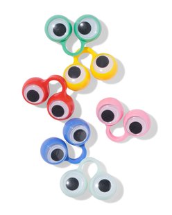 HEMA Uitdeel wiebeloog monster - 6 stuks