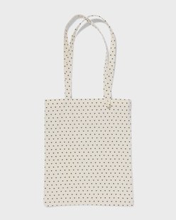 HEMA Canvas tas 42x36cm beren (gebroken wit)