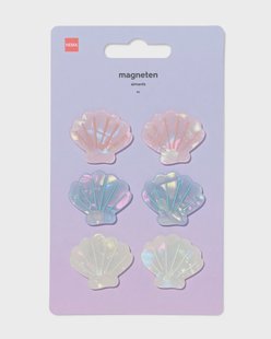 HEMA Magneten 3x2.5cm schelpen - 6 stuks