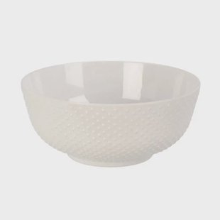 Cookinglife Soepkommen / Kommen - CampVibe - Outdoor - Kunststof - Onbreekbaar - Wit ø 16.8 cm - 4 Stuks
