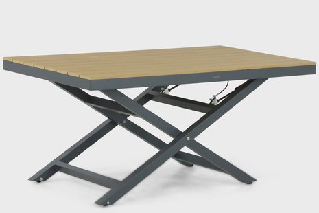 Lifestyle Santiago lounge/dining tuintafel 140 x 80 cm
