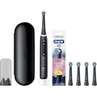 Oral-B iO 5N Zwart + 4 opzetborstels voor gevoelig tandvlees