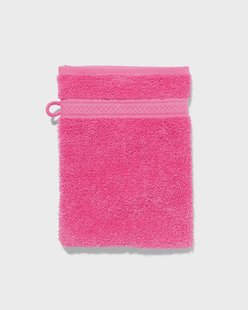HEMA Washandje 16x21cm zware kwaliteit fuchsia (fuchsia)