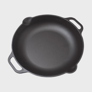 Victoria Victoria gietijzeren koekenpan met twee handgrepen, geëmailleerd Ø33 cm