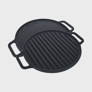 Victoria Victoria rond draaibaar grillplaat geëmailleerd Ø32 cm