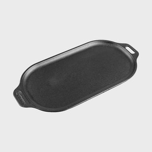 Victoria Victoria ovaal grillplaat geëmailleerd 34,3x16,4 cm