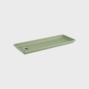 Elho Plantenschotel Barcelona - Kunststof - Groen - 17x66cm