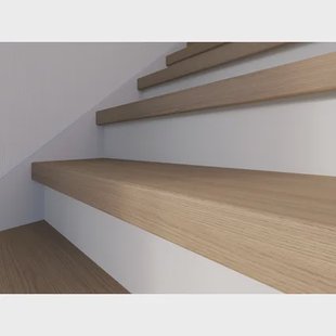 Cando Stootbord Traprenovatie - Wit - Hdf/laminaat - 20x130cm - 3 Stuks